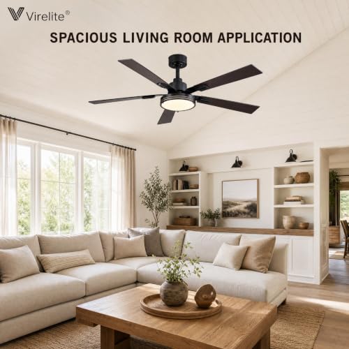 52inch led indoor ceiling fan with light