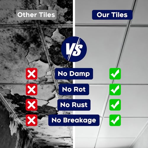 Premium PVC Smooth Drop Ceiling Tiles