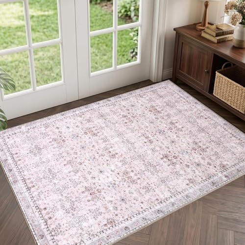 2x3 Area Rugs (Pink / 2' x 3' (Rectangular))
