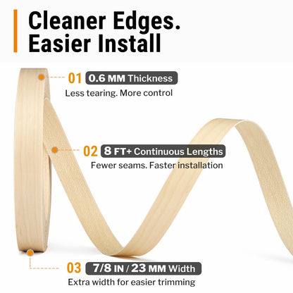 UV Prefinished Birch Iron (Birch - UV Prefinished / 7/8 in x 50 ft)