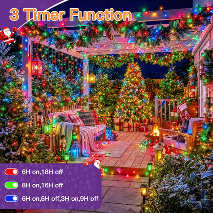 500 LED Christmas Lights Outdoor (Multicolor / 500 LED)