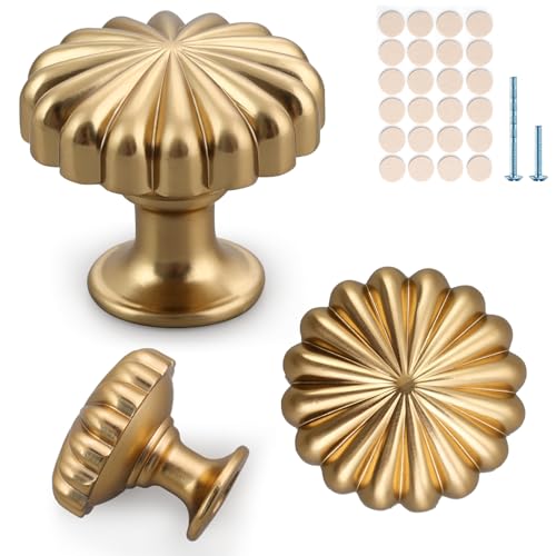 Decorative Pumpkin Style Flower Cabinet Knobs