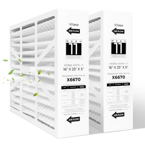 X6670 16x25x5 MERV 11 Filter for Lennox HCC16