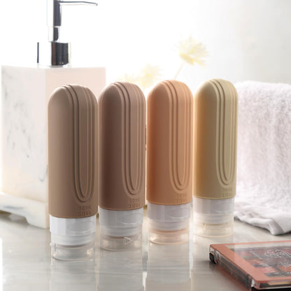 Travel Bottles for Toiletries (Cream-3oz)