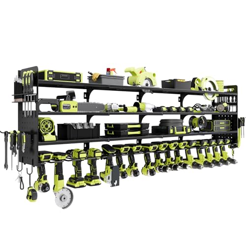 Large Power Tools Organizer Wall Mount