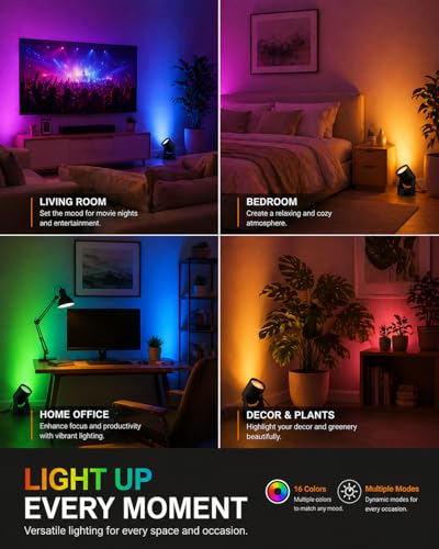 6W RGBW Up Lights Indoor