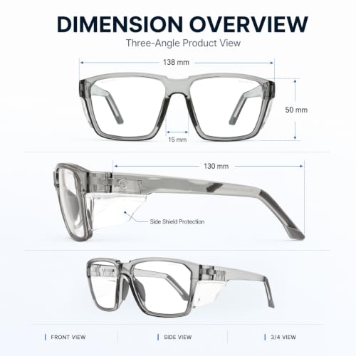 VETRA X Z87+ Photochromic Safety Glasses UV400 Side Shield