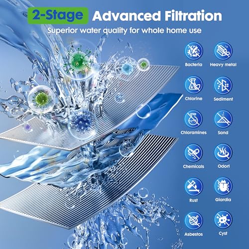 2 Stage Whole House Water Filter System