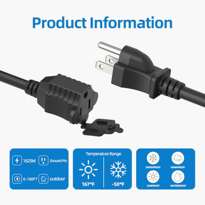 Outdoor Extension Cord Waterproof