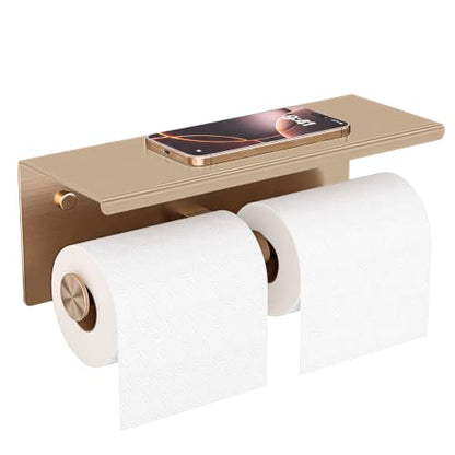 Toilet Paper Holder with Shelf