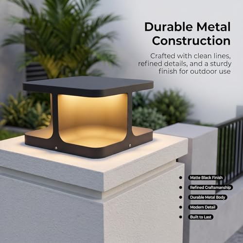 11.8" Hardwired Outdoor Post Light