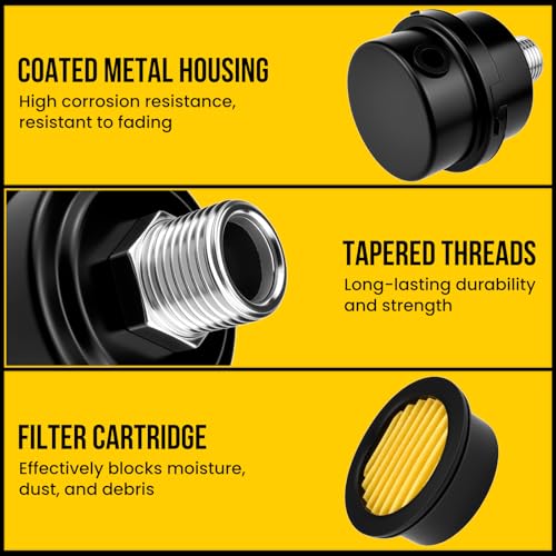 Thread Air Compressor Silencer with Filter Elements