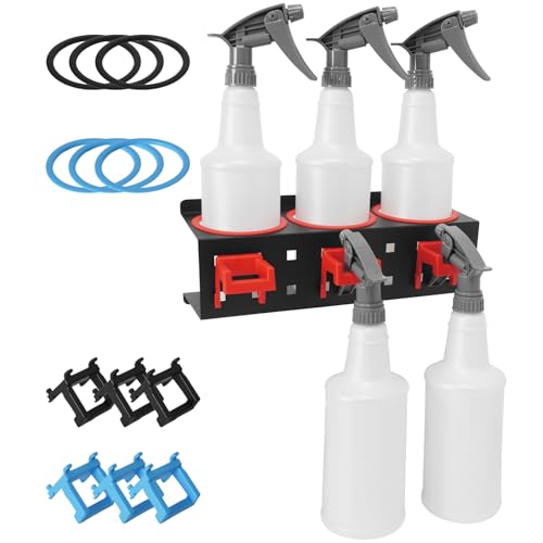 Wall Mount Spray Bottle Holder Rack Spray Can Organizer Storage