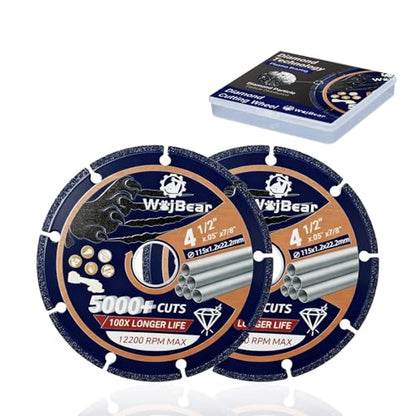 2 PCS 115 mm Metal Cutting Discs