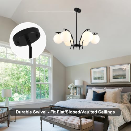 Modern Sputnik Chandelier for Dining Room Light Fixture