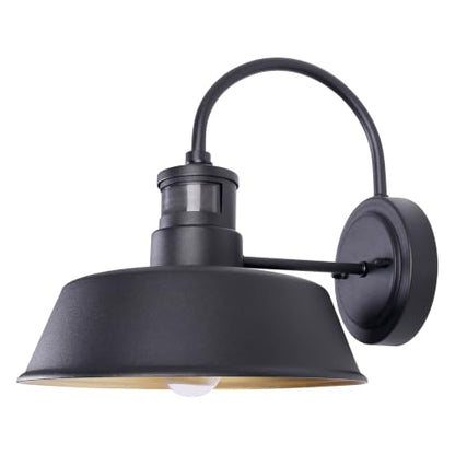 12 Inch Large Motion Sensor Gooseneck Outdoor Light Fixture