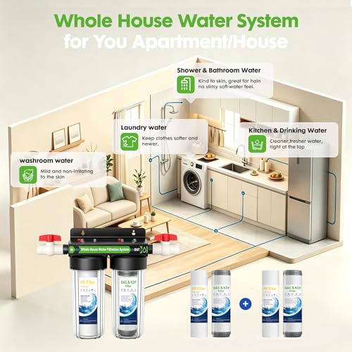 2 Stage Whole House Water Filter System