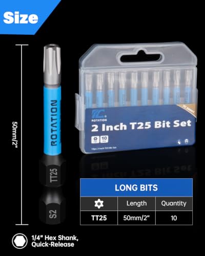 2 Inch Torx Bit Set