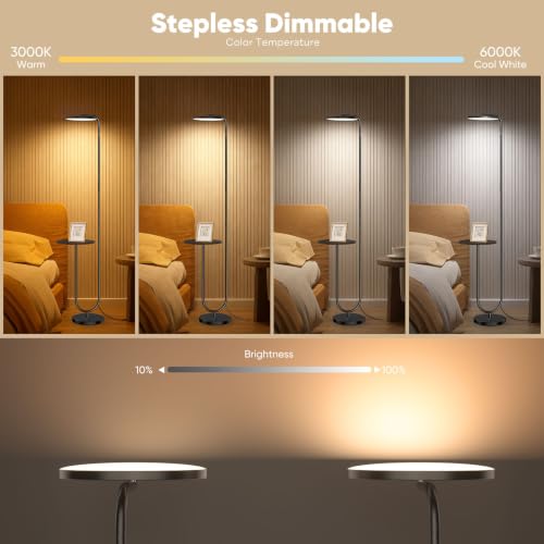 36W LED Floor Lamp with Table