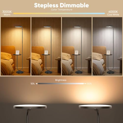 36W LED Floor Lamp with Table