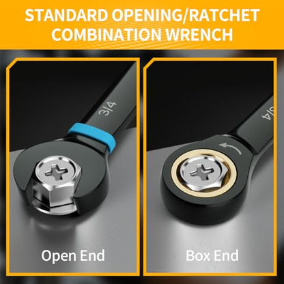 Flex Head Ratcheting Wrench Set