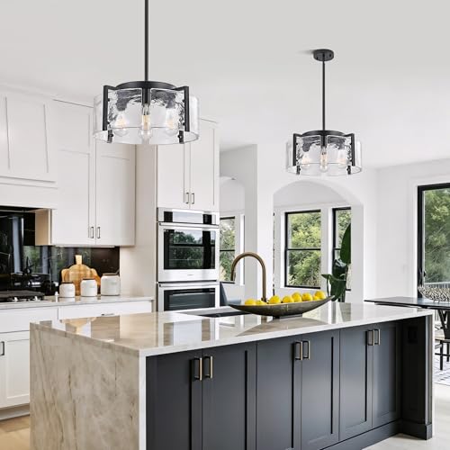 Black Glass Chandelier