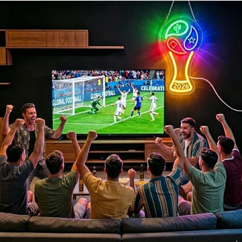 2026 Soccer Championship Trophy 3D Night Light