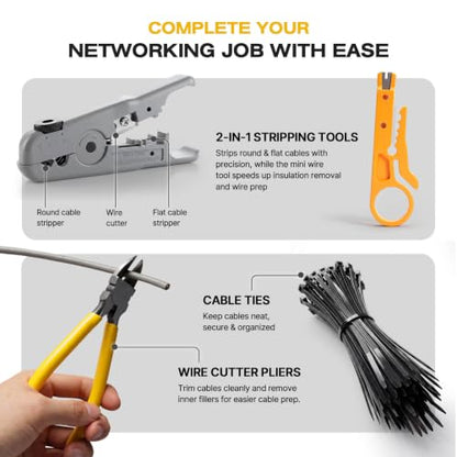 RJ45 Crimp Tool Kit