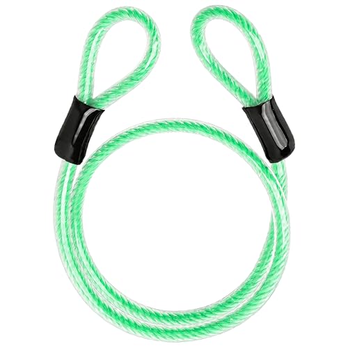 12mm High Visibility Safety Cable with Clear Vinyl Coating
