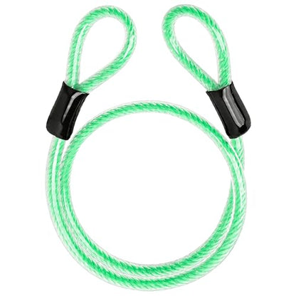 12mm High Visibility Safety Cable with Clear Vinyl Coating