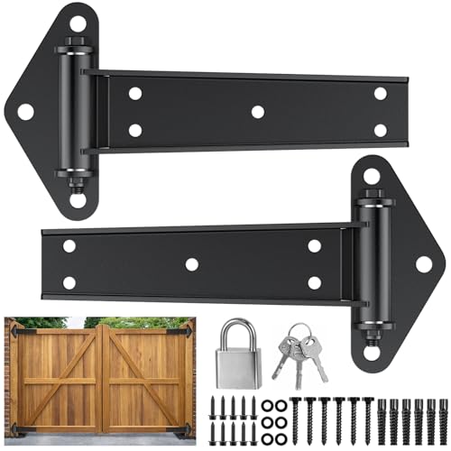Heavy Duty Gate Hinges 13" 1100Lbs Capacity 2 Pcs Solid Carbon Steel