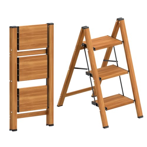 Step Ladder Lightweight Aluminum Folding Step Stool with Anti