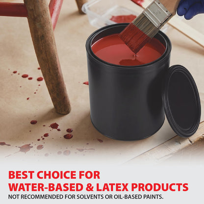 Plastic Paint Can Bucket 1QT Pack of 4 w (1QT-4units)