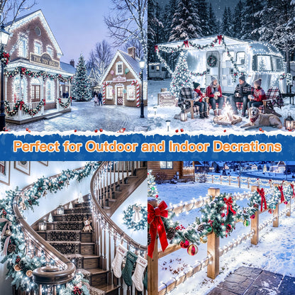 500 LED Christmas Lights Outdoor (Cool White / 500 LED)