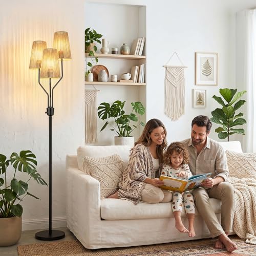 Boho 3 Light Dimmable Floor Lamp Series