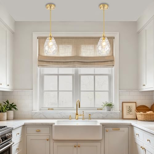 Glass Black Pendant Lights Kitchen Island