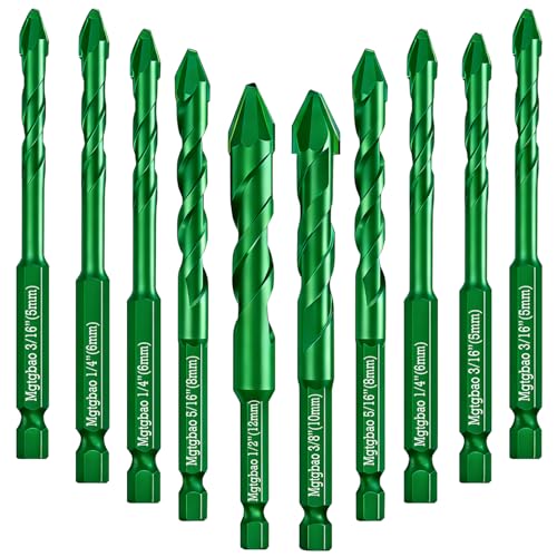 10PC Upgraded Concrete Drill Bit