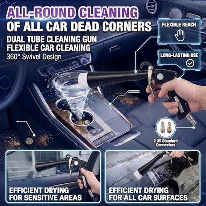 Tornado Car Cleaning Gun (Iron Bearing Air Blow Gun)