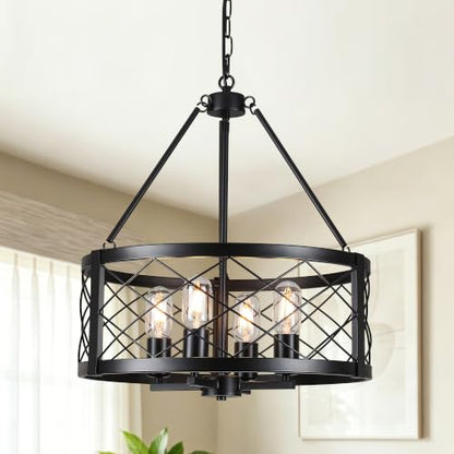 Black Farmhouse Chandelier