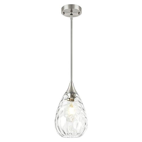 Glass Black Pendant Lights Kitchen Island