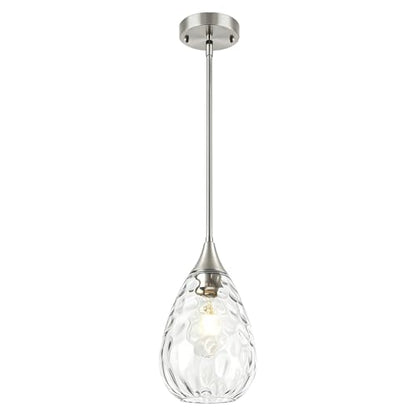 Glass Black Pendant Lights Kitchen Island