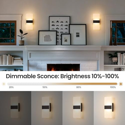 Modern Black LED Wall Lights