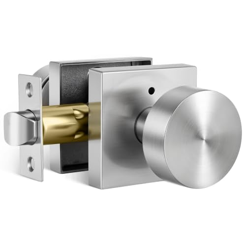 Door Knob Interior Privacy Quick Release Heavy Duty Zinc Alloy