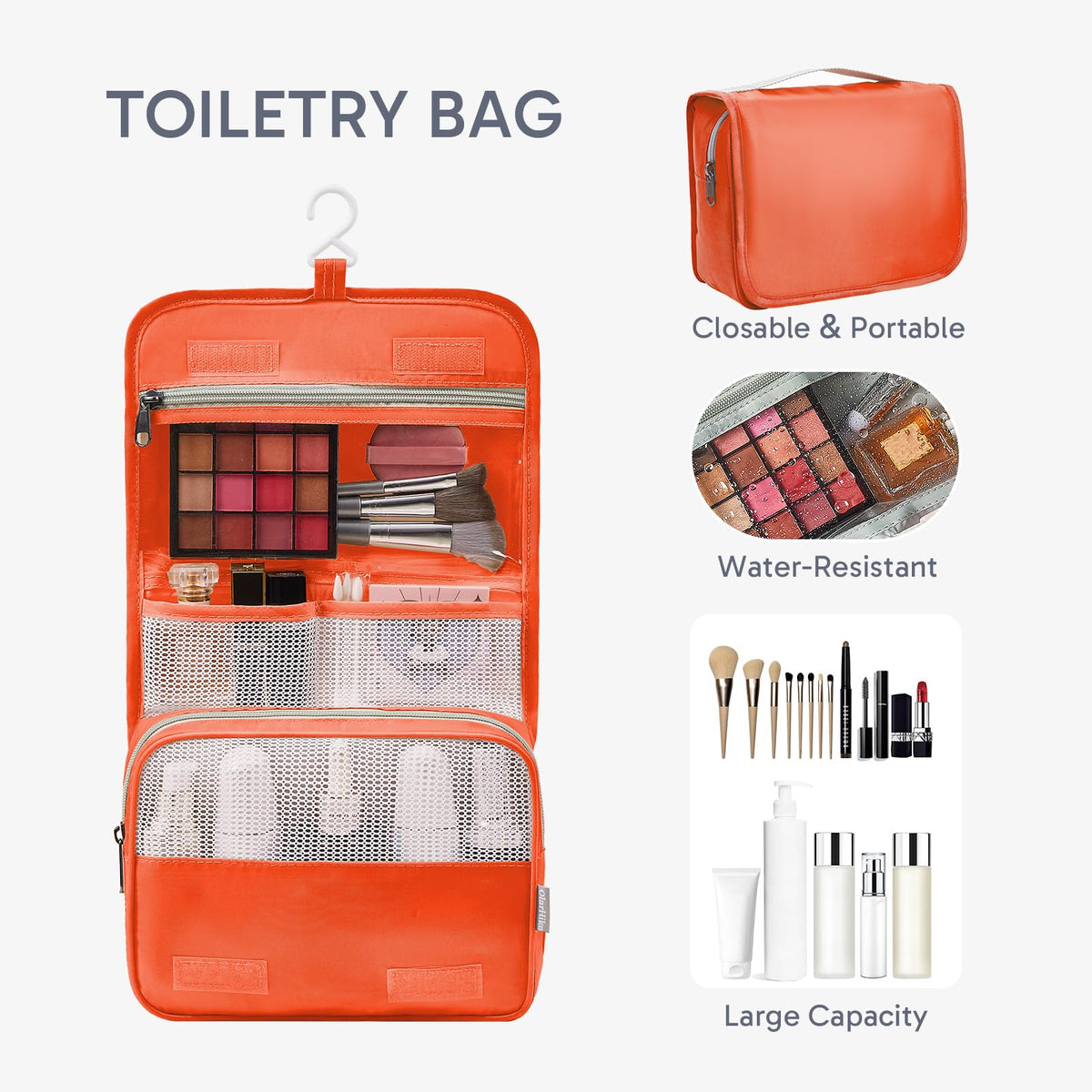 Packing Cubes for Travel (17 Orange)
