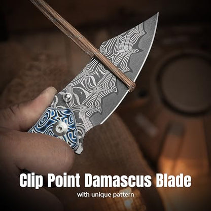 Pentad Pocket Knife (Blue / White)