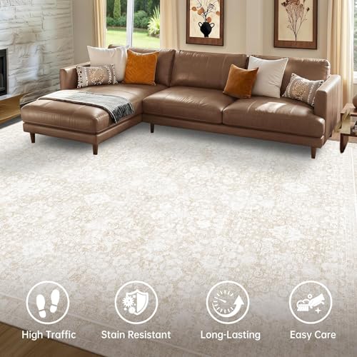9x12 Area Rugs (Cream / 9' x 12' (Rectangular))