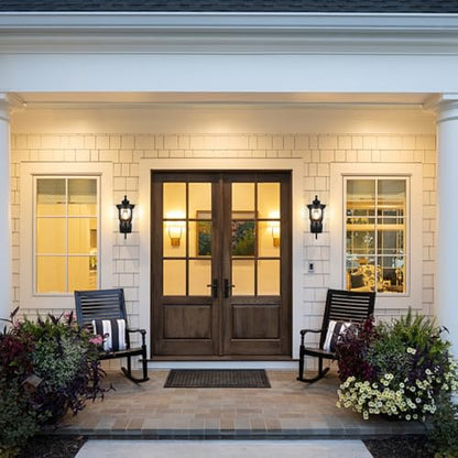 15" Outdoor Wall Light Lantern (09-BK)