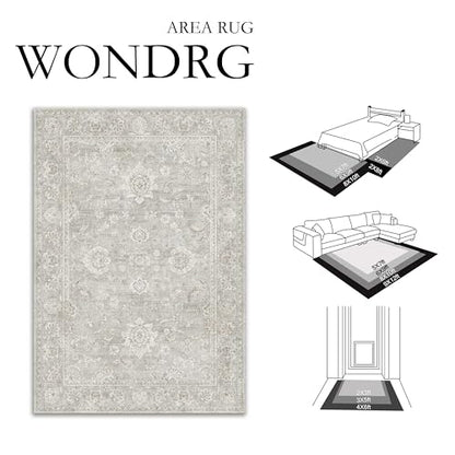 9x12 Grey Neutral Area Rug (Grey / 9' x 12' (Rectangular))