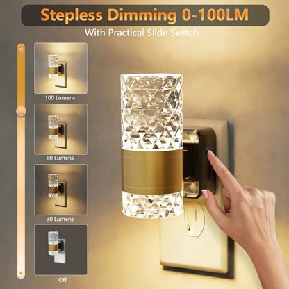 LED Night Lights Plug into Wall 2 Pack