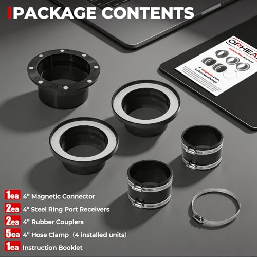 4 Inch Magnetic Dust Collection Kit